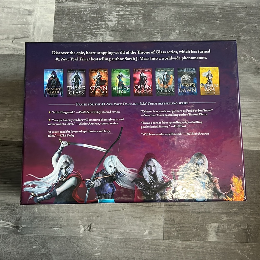 NWOT OOP Discontinued Throne Of Glass Original Hardcover Bookset By S.J. Mass - Picture 6 of 9